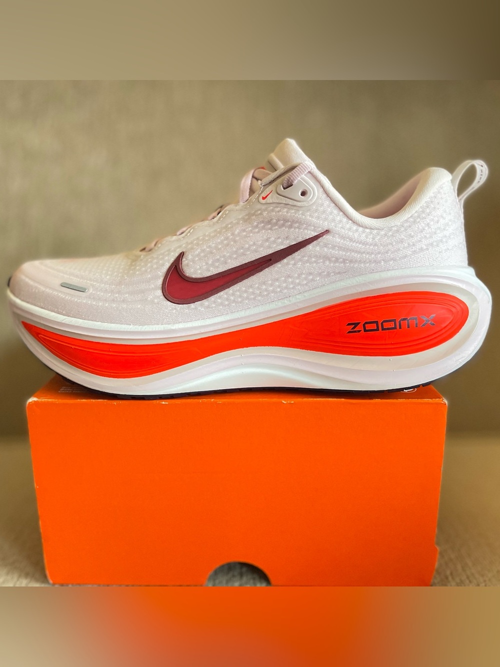 Size 10 - Nike Vomero Plus Running Shoes Pearl Pink Team Crimson Women’s